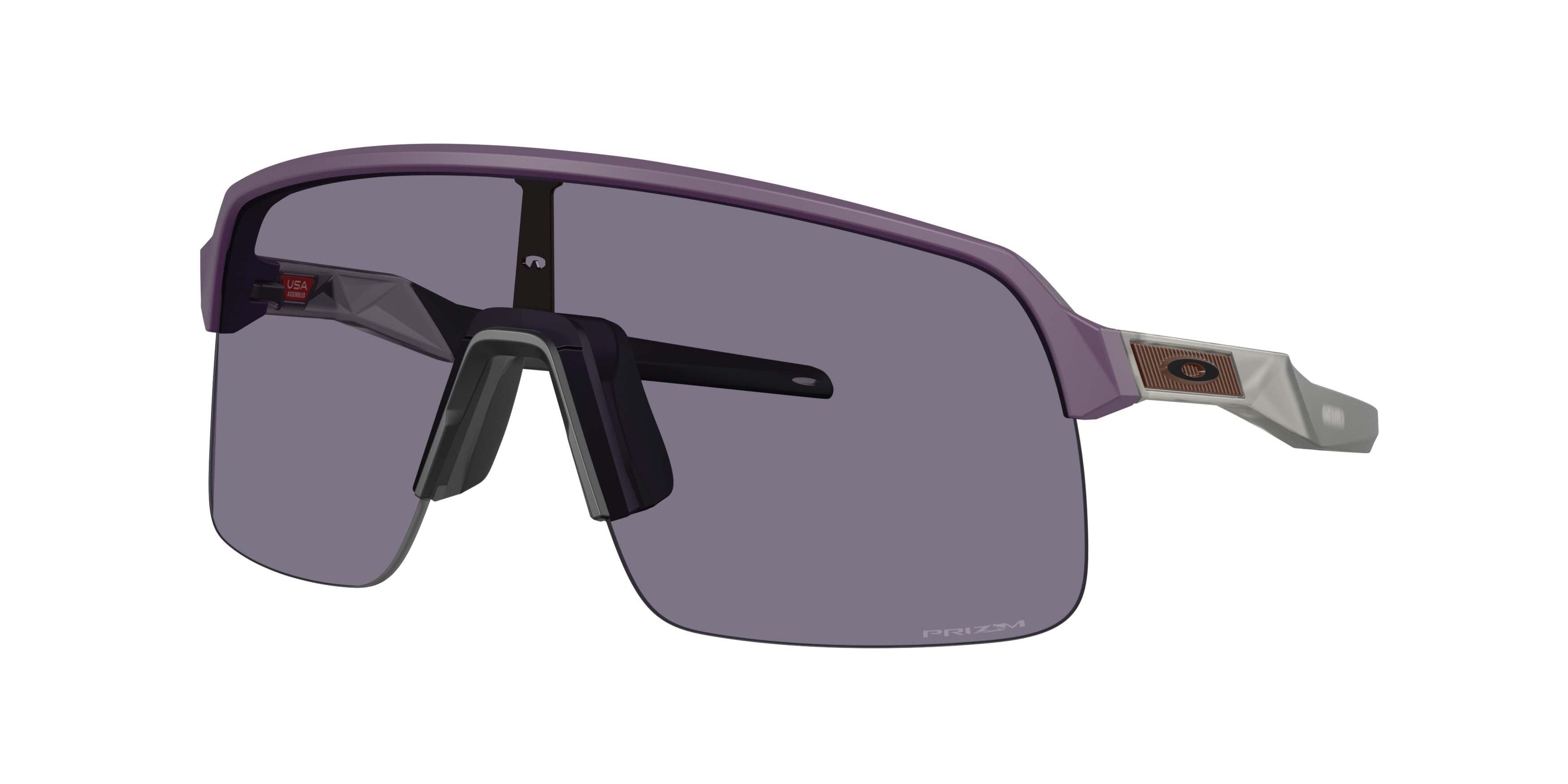 Oakley Sutro Lite Prizm Grey Sunglasses - Matte Aubergine - PURPLE/GREY